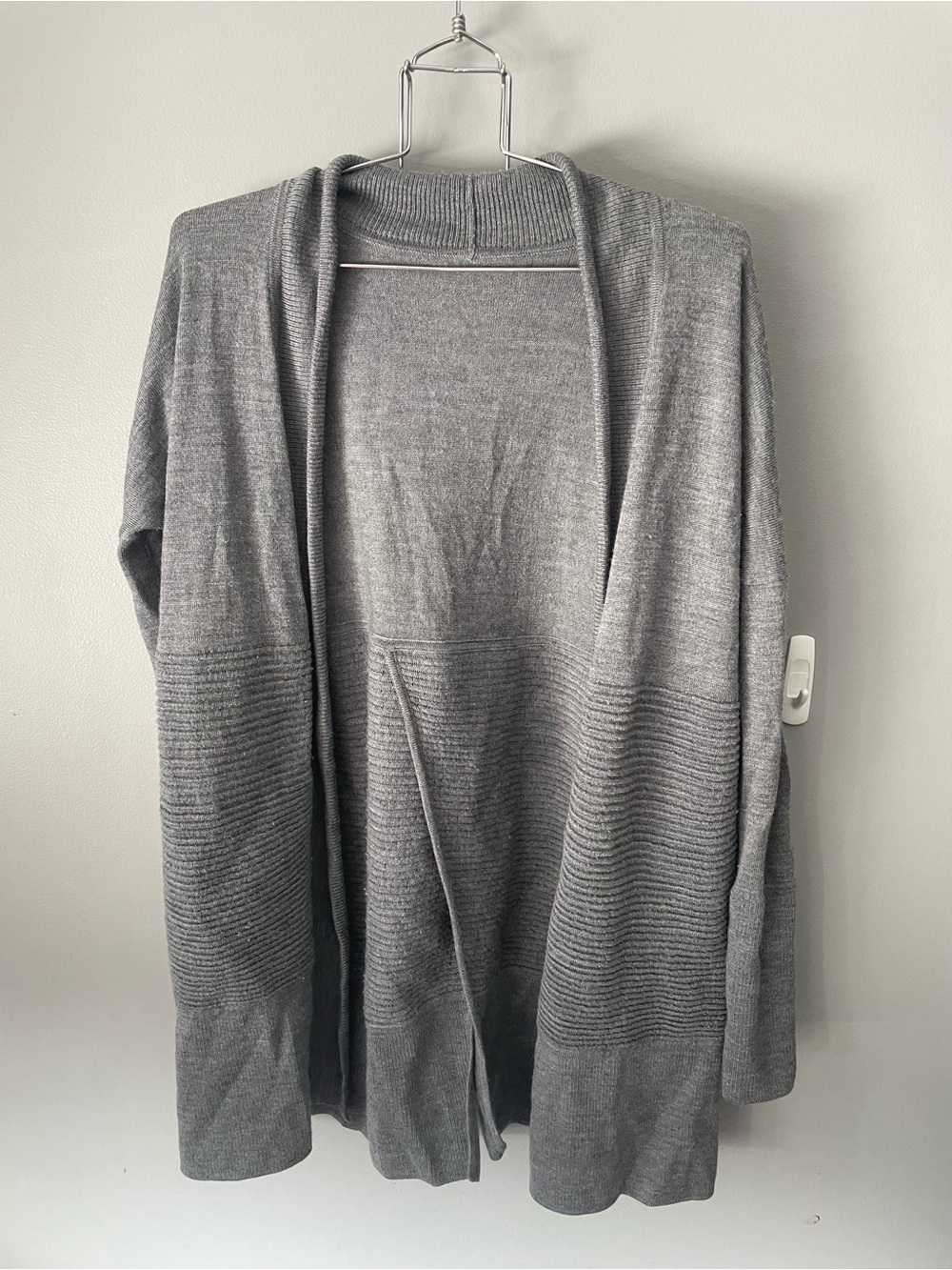 Lululemon Open-Front Gray Women's Cardigan Sweater